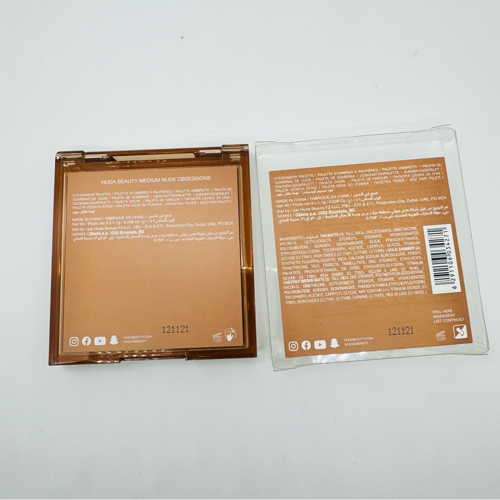 Nude Obsessions Medium Huda Beauty Brand New in Box Authentic - Picture 5 of 5
